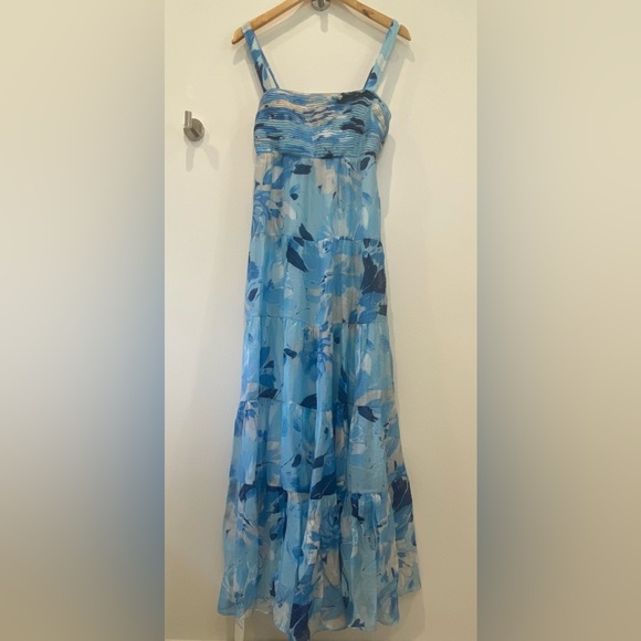 Abercrombie & Fitch Blue Floral Maxi Dress, size S - Picture 5 of 14
